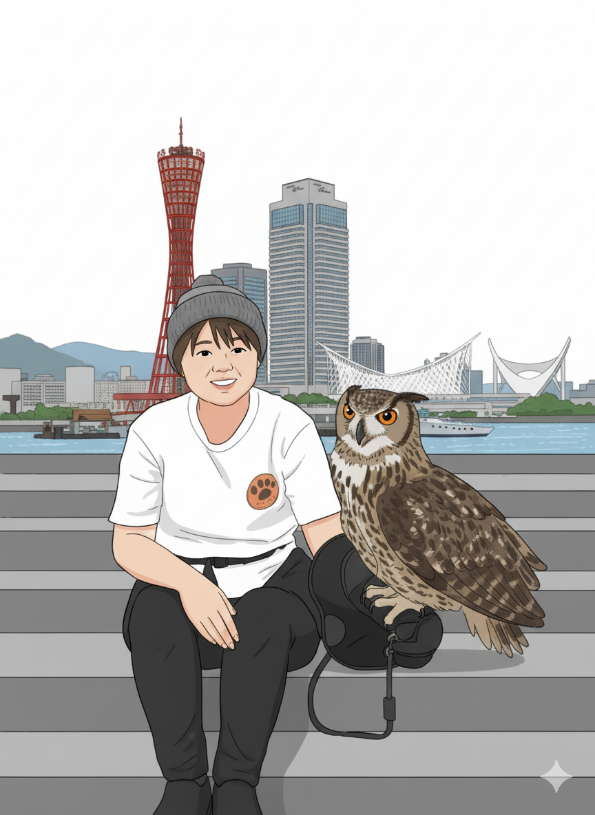 店長のキャラクターイラスト